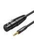 Кабель Ugreen AV182 3.5mm Male to XLR Female Black